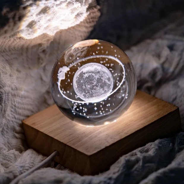 Custom Moon Night Light Bedside Desk Lamp Baby Gift Birthday Gift Christmas Gift