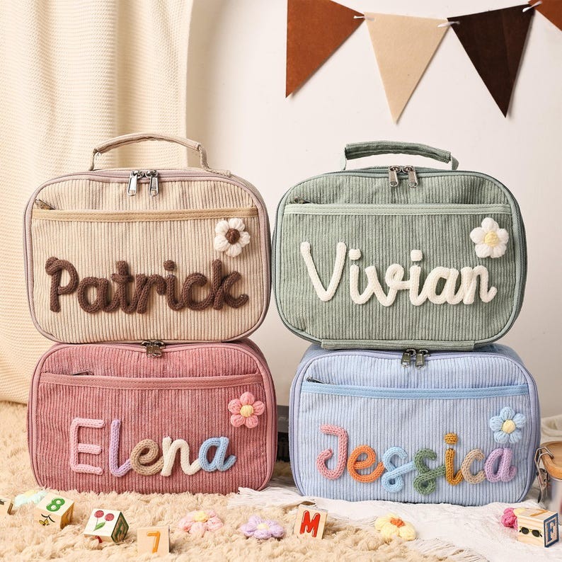 Personalized Kids Lunchbag Back to School Gift