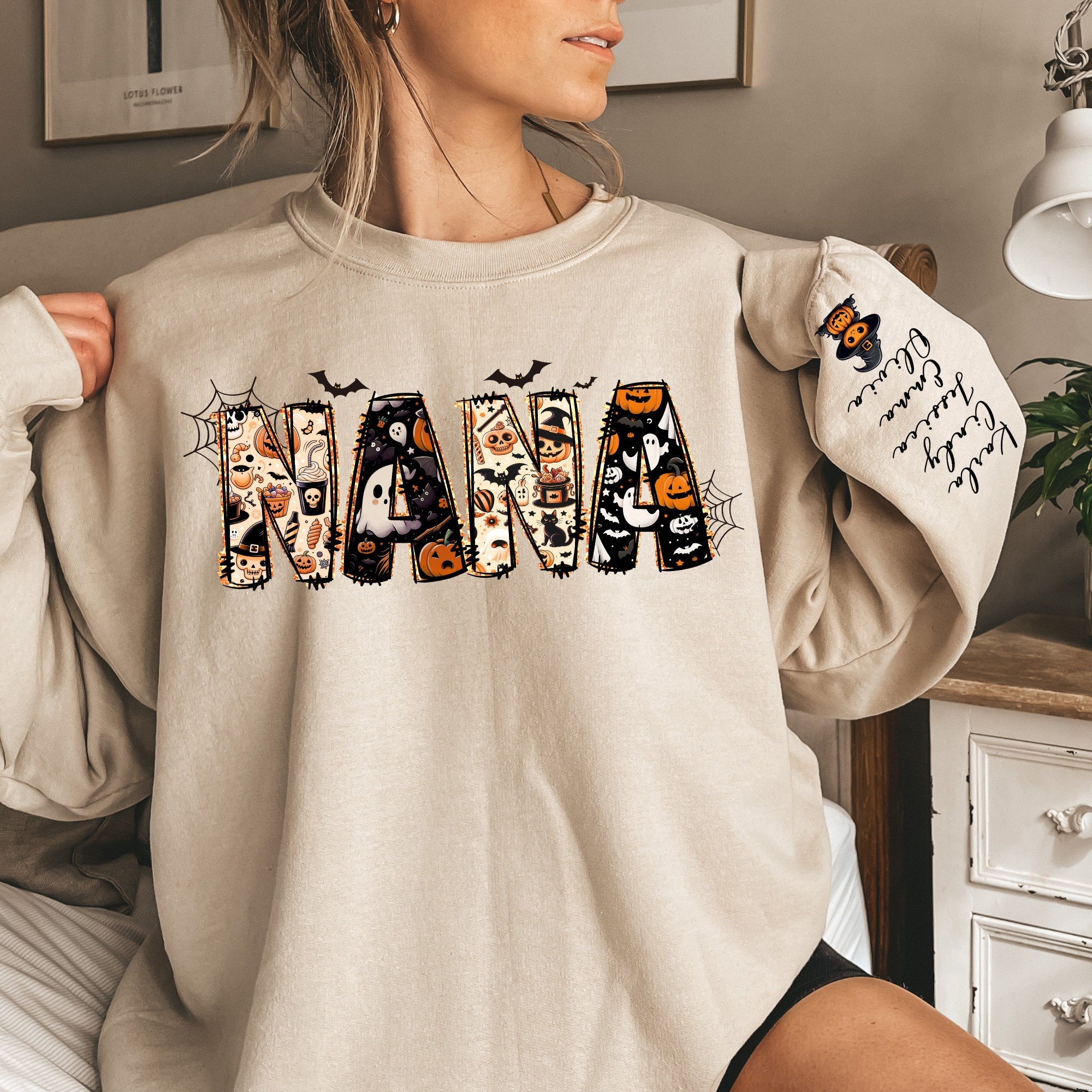 Personalized Halloween Nana Sweatshirt/Hoodie