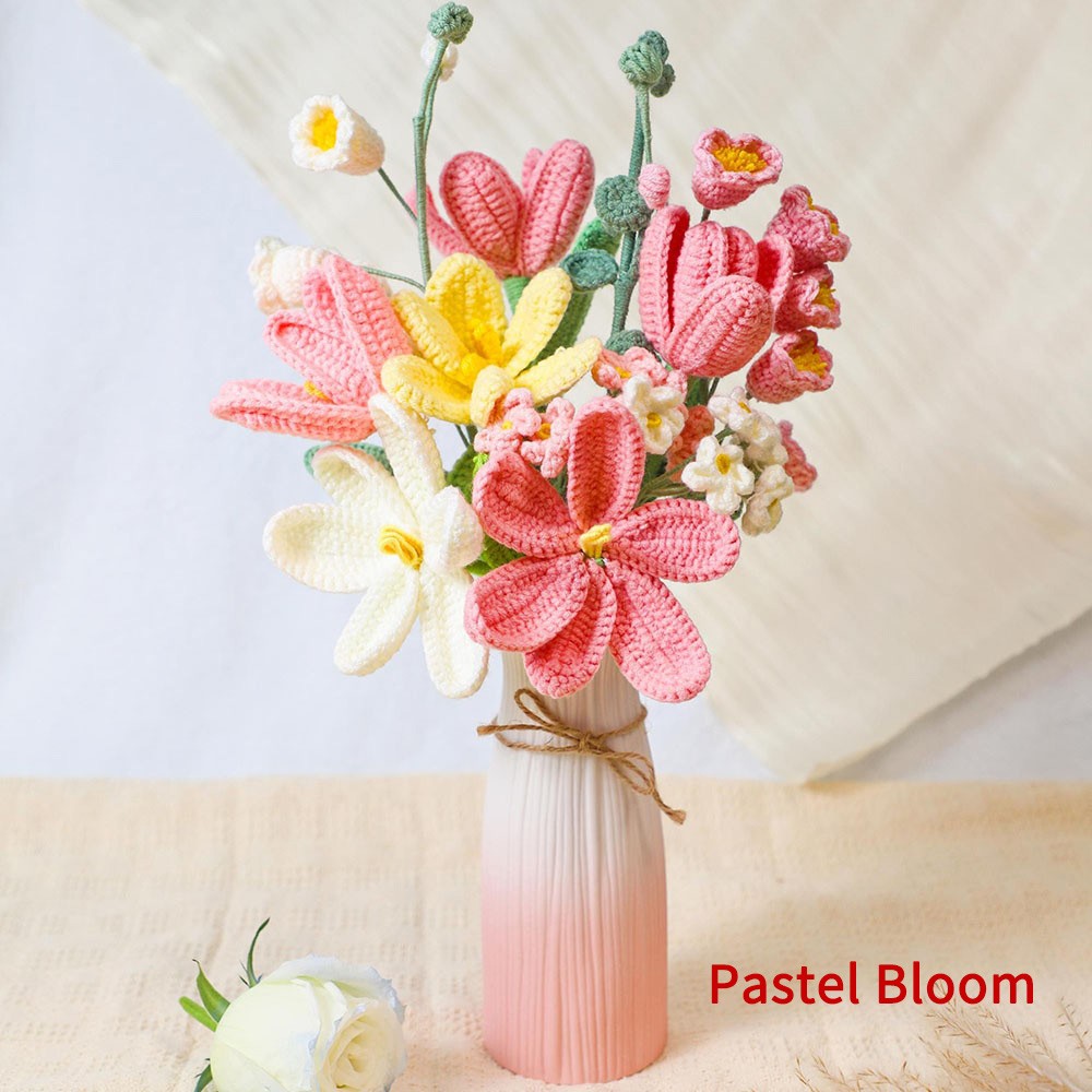 Mother's Day Crochet Bouquet Finished Product