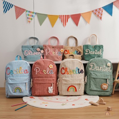 Personalized Kids Backpack and Handbag Set Back to School Gift