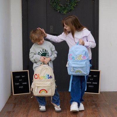 Personalized Kids Backpack With Name Back to School Gift