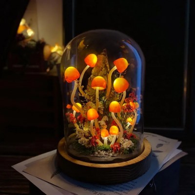 Enchanted Mushroom Forest Night Light Christmas Gift
